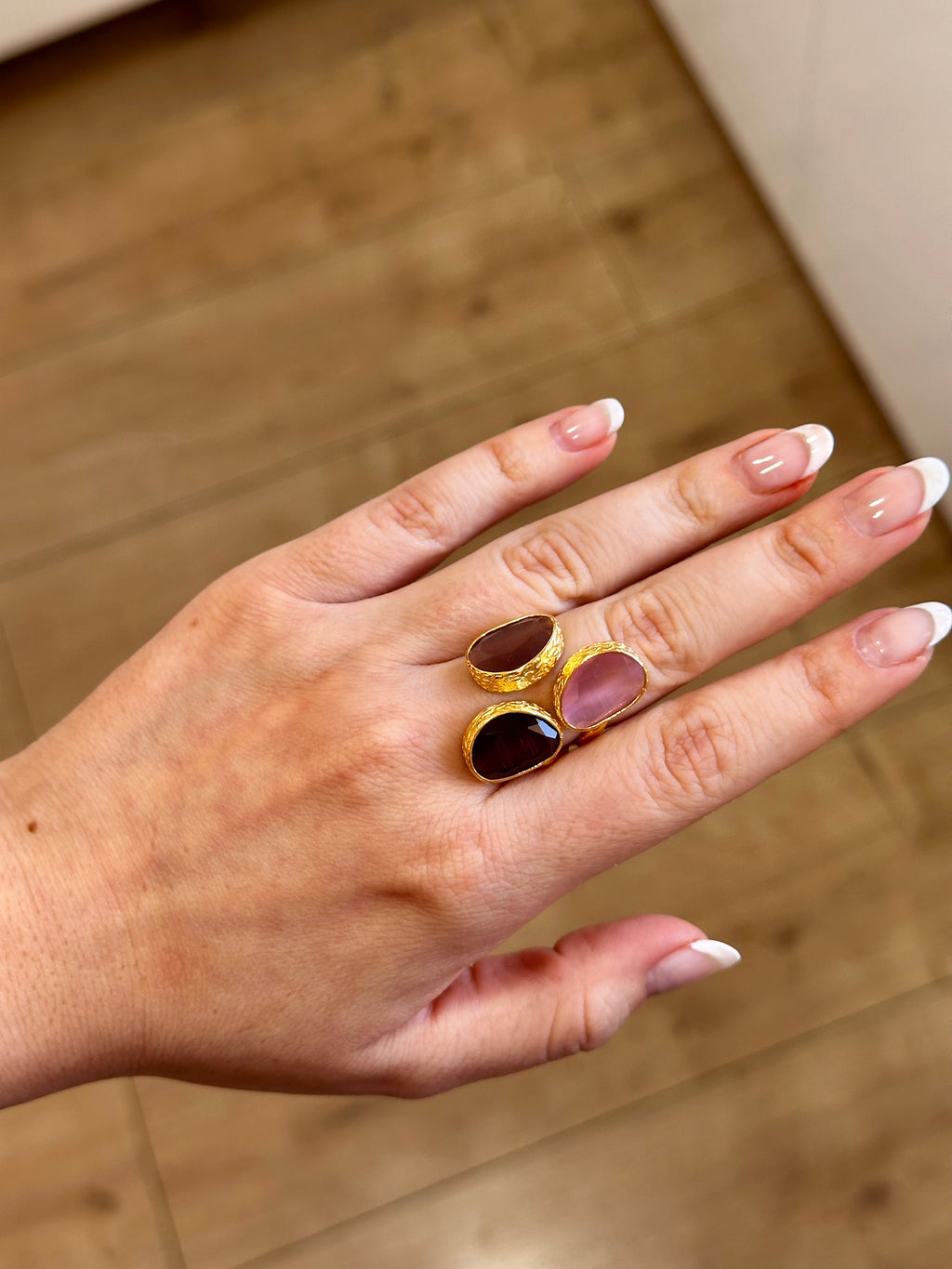 Anillo La Nuit Rosados