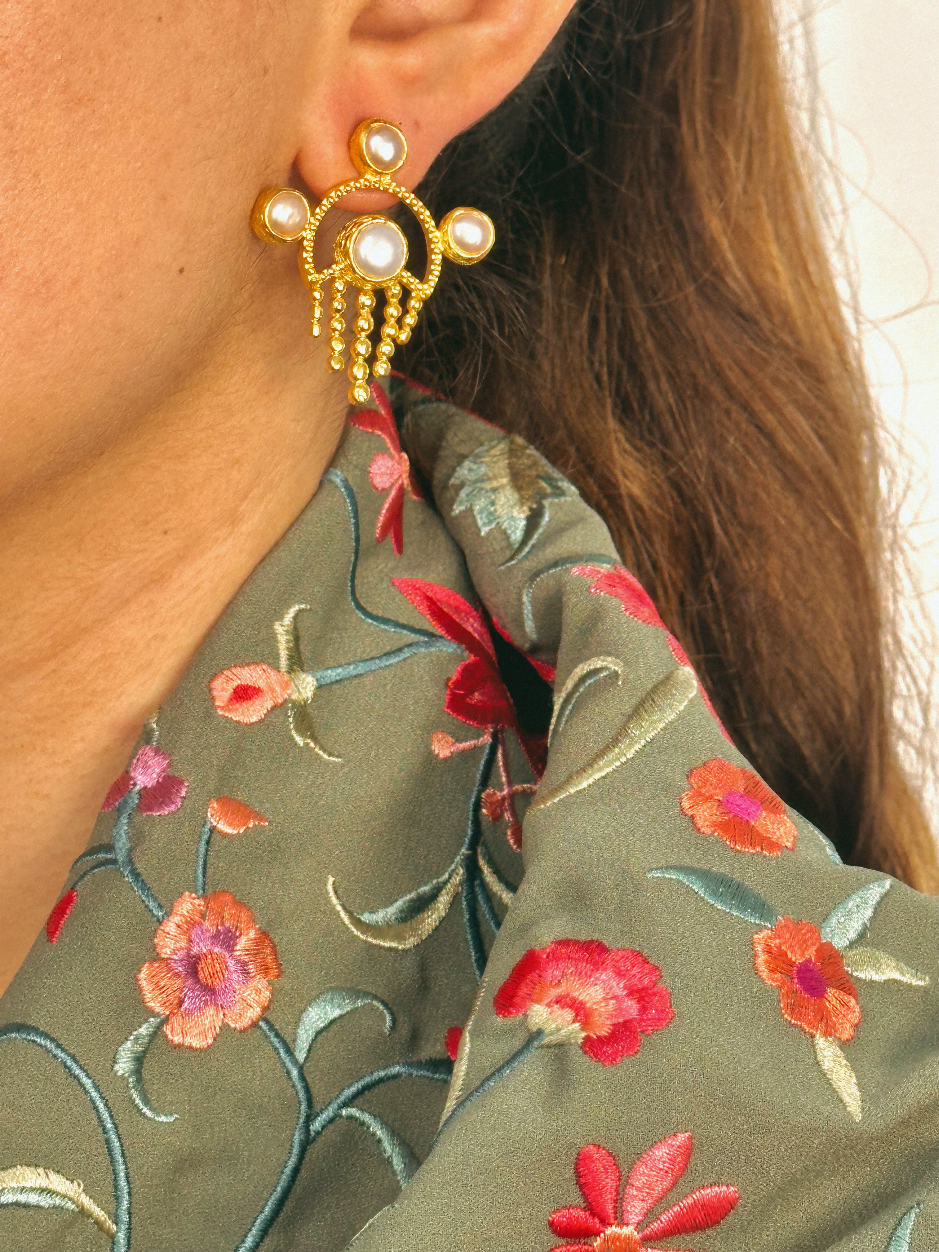 Pendientes Benalua Perla