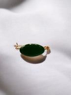 Broche Liso Verde oscuro