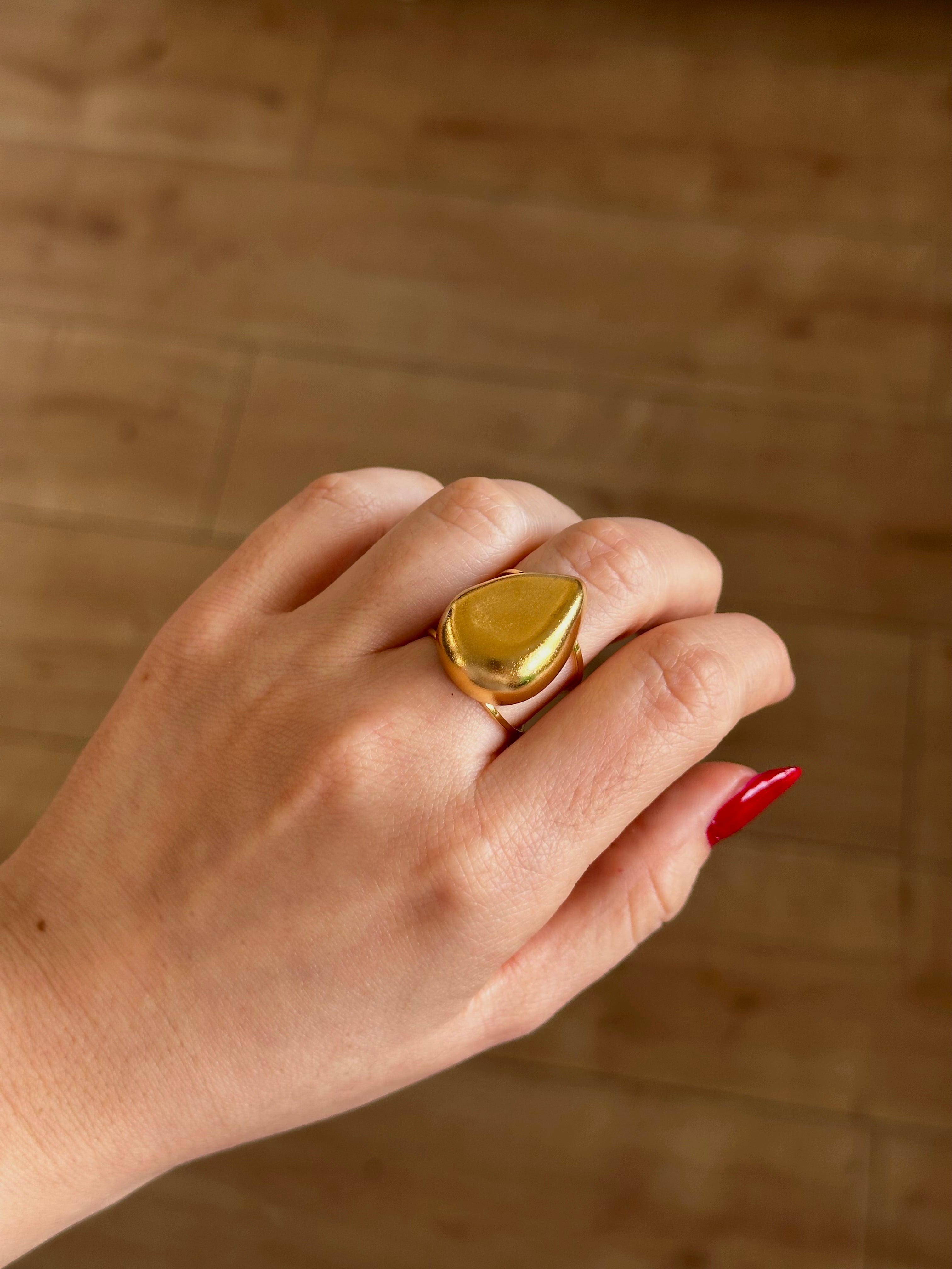 Anillo Lágrima Gold