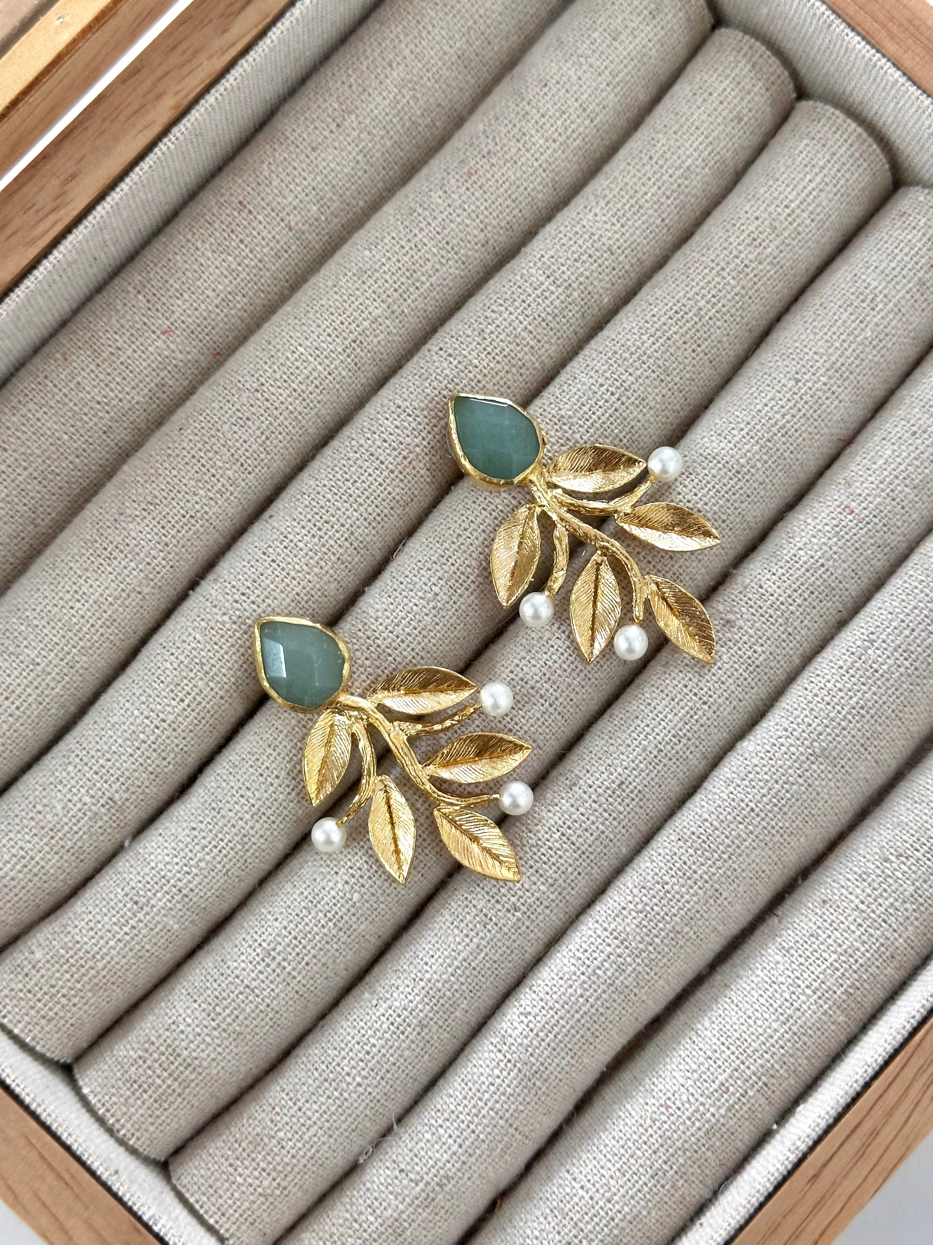 Pendientes Casares Verde Jabonoso