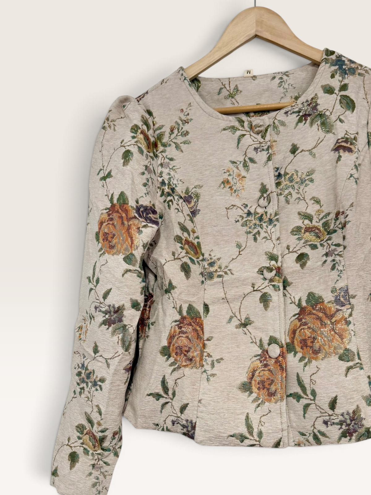 Chaqueta tapiz ajustada