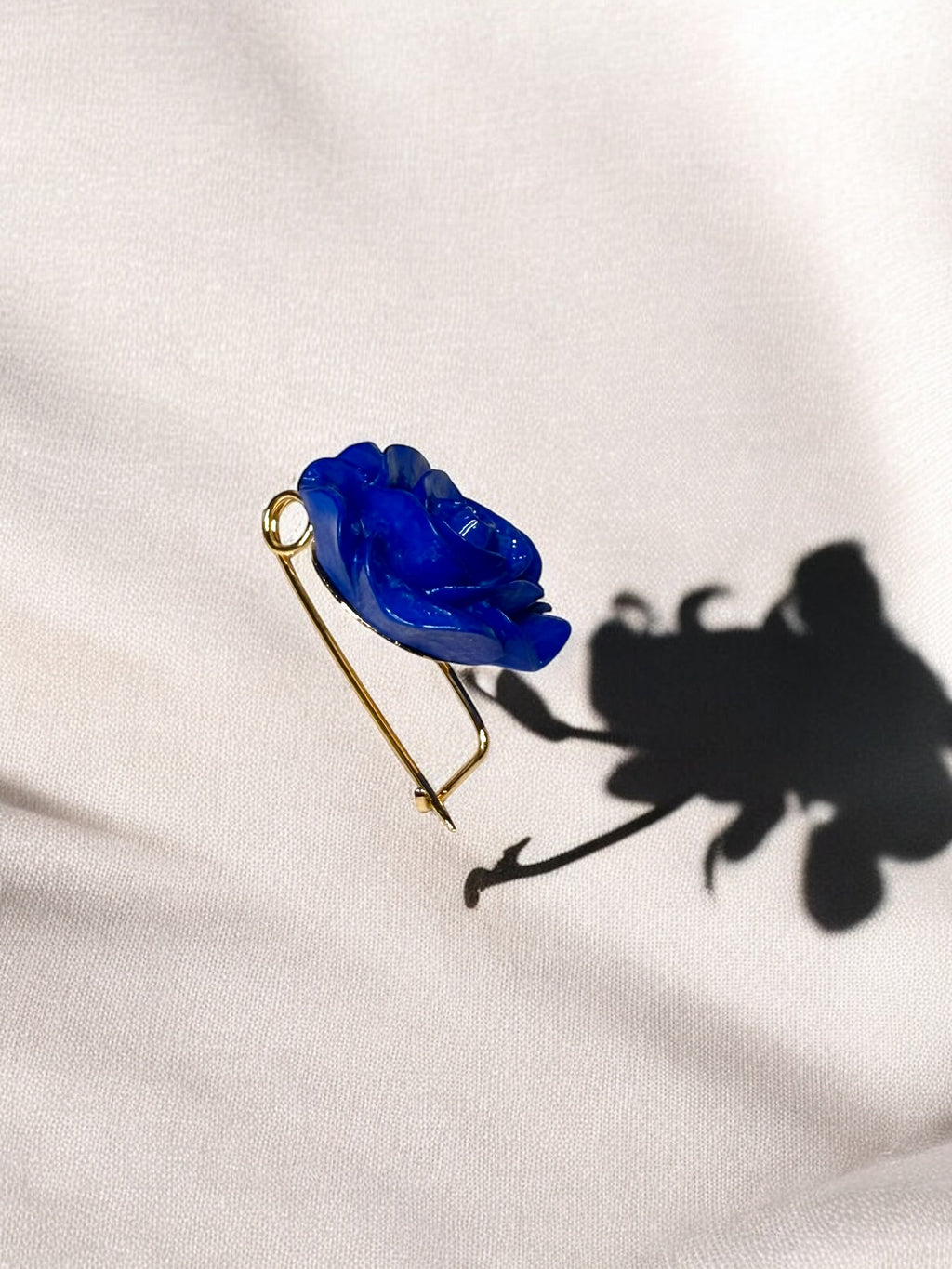 Broche Julieta Azul Eléctrico