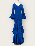 Vestido Soleá Azul Eléctrico