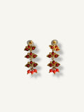 Pendientes Iris coral