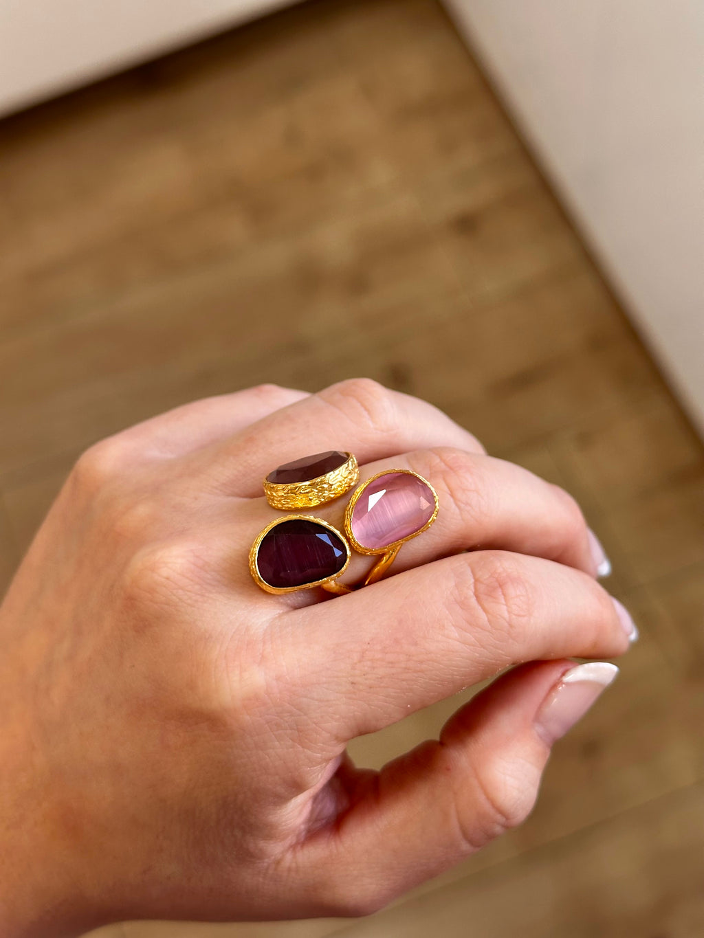 Anillo La Nuit Rosados