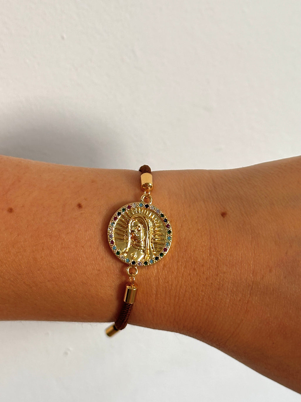 Pulsera Medalla Virgen Sagrado Corazón