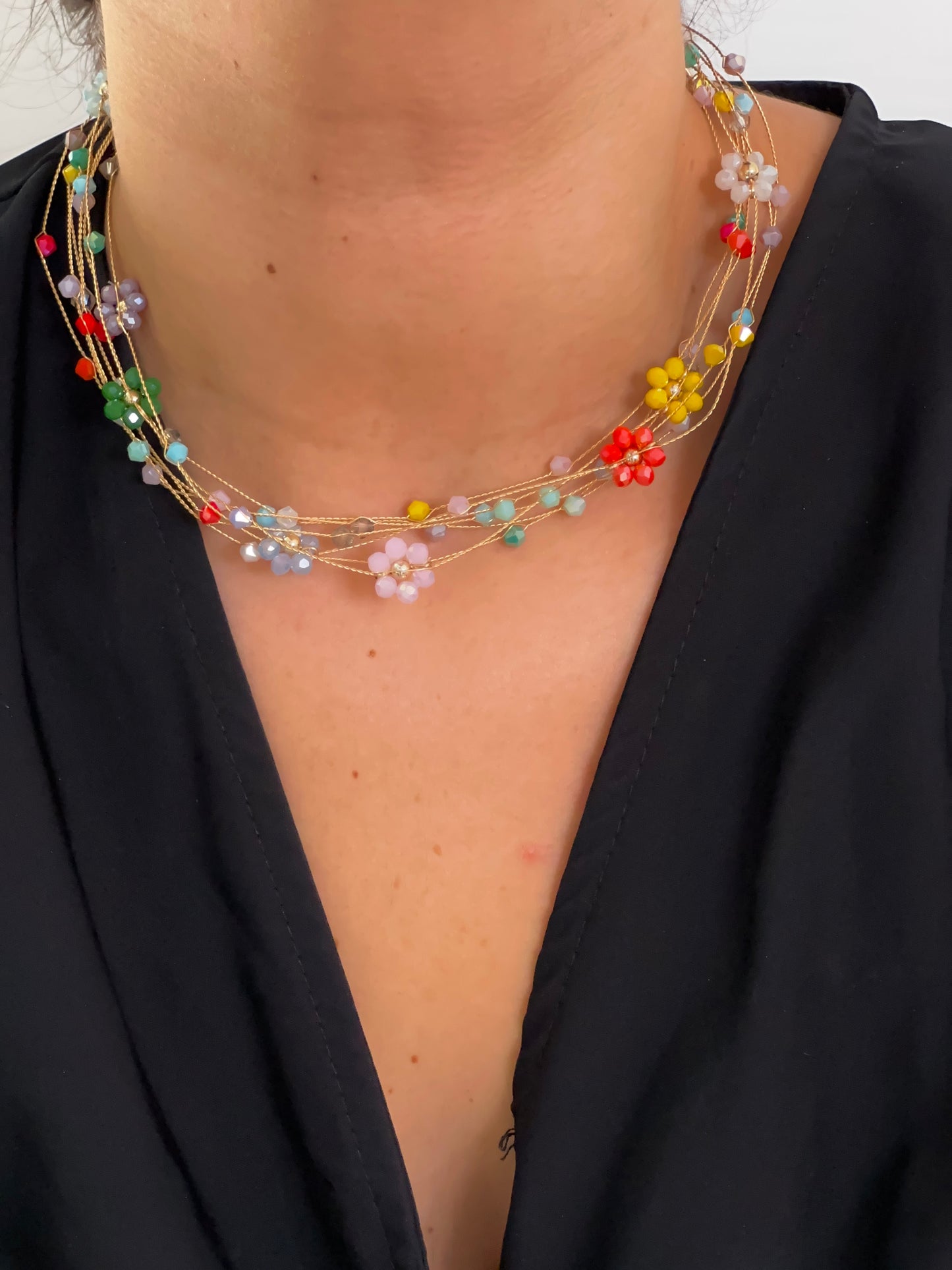 Collar Margaritas Multicolor