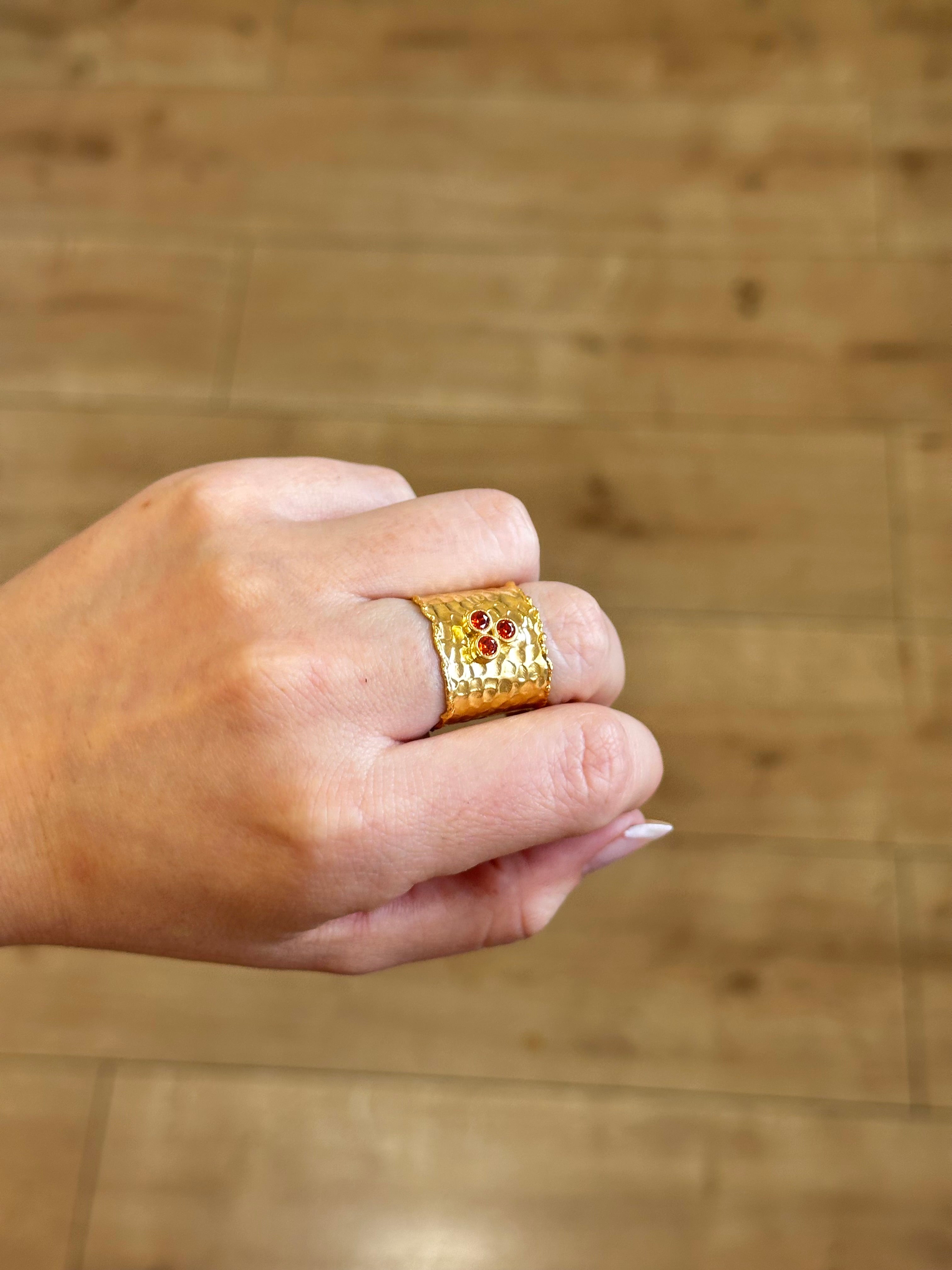 Anillo Agatha Naranja