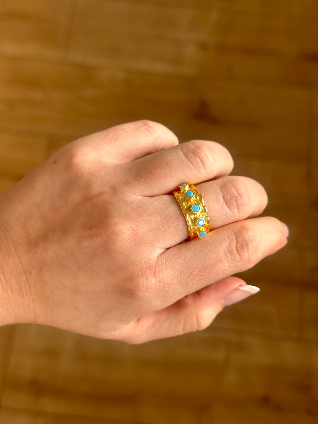 Anillo Roma Turquesa