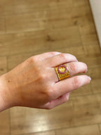 Anillo Maestranza Fucsia