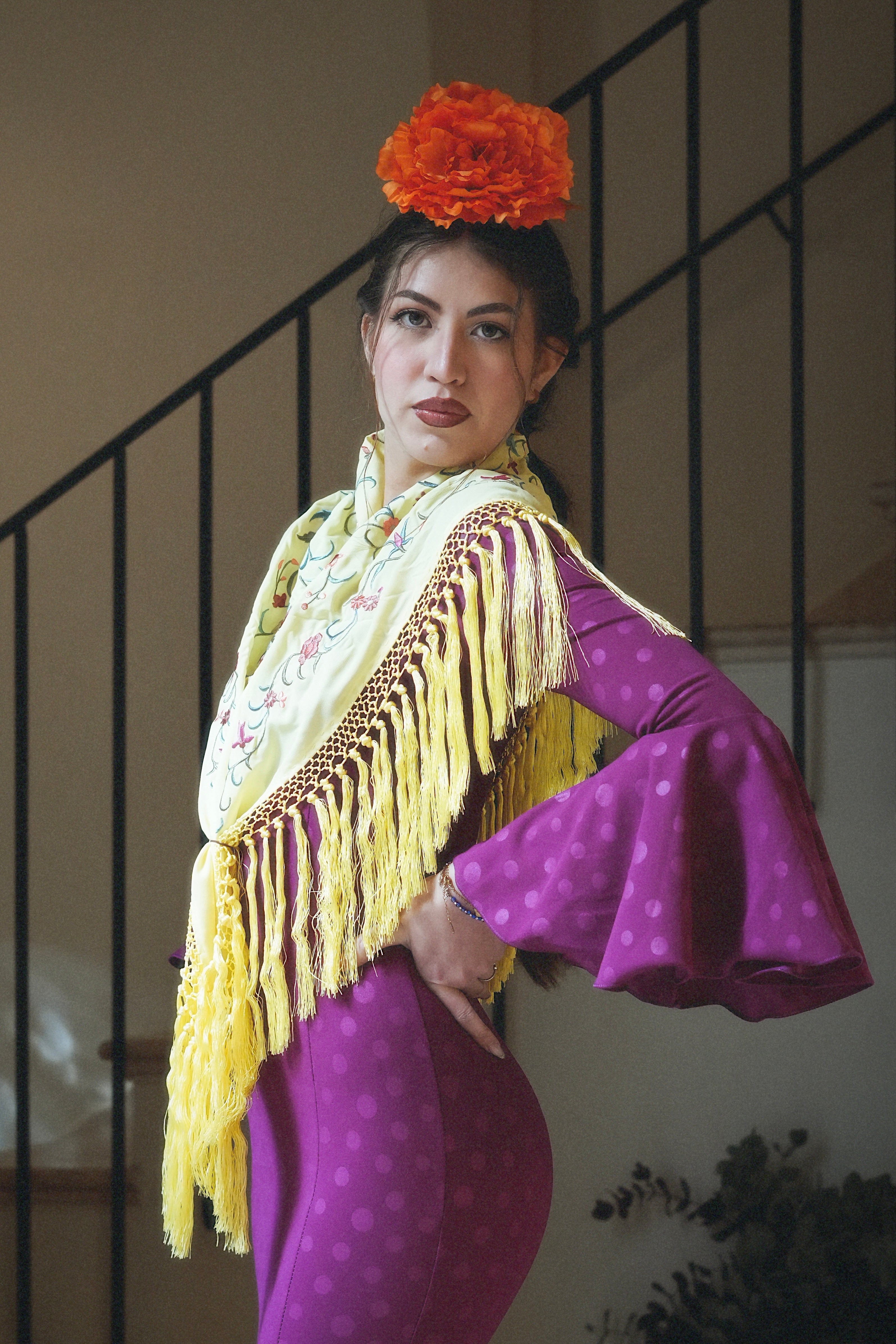 Mantoncillo Jaleo Amarillo con rosados