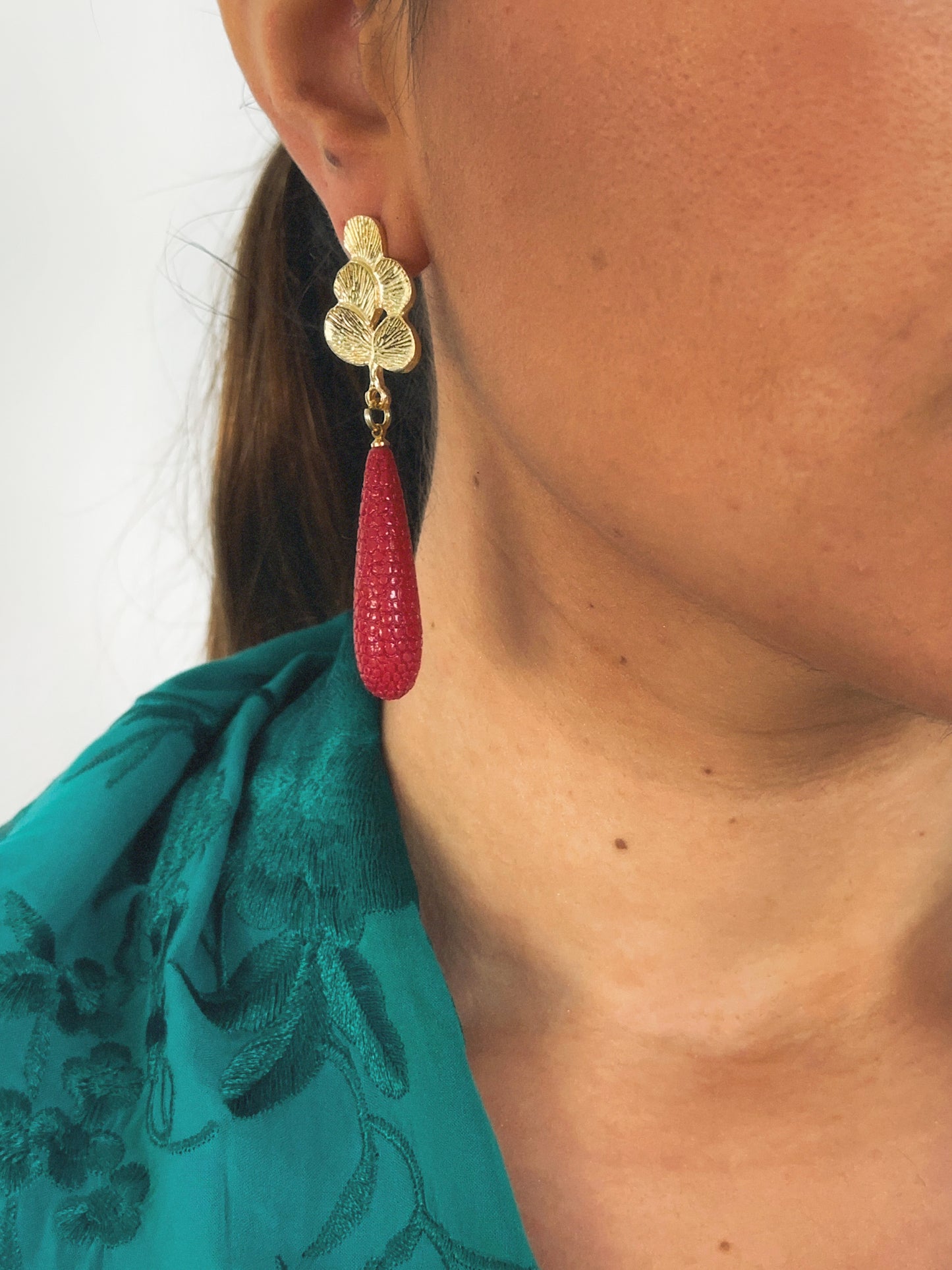 Pendientes Matilda Rojo