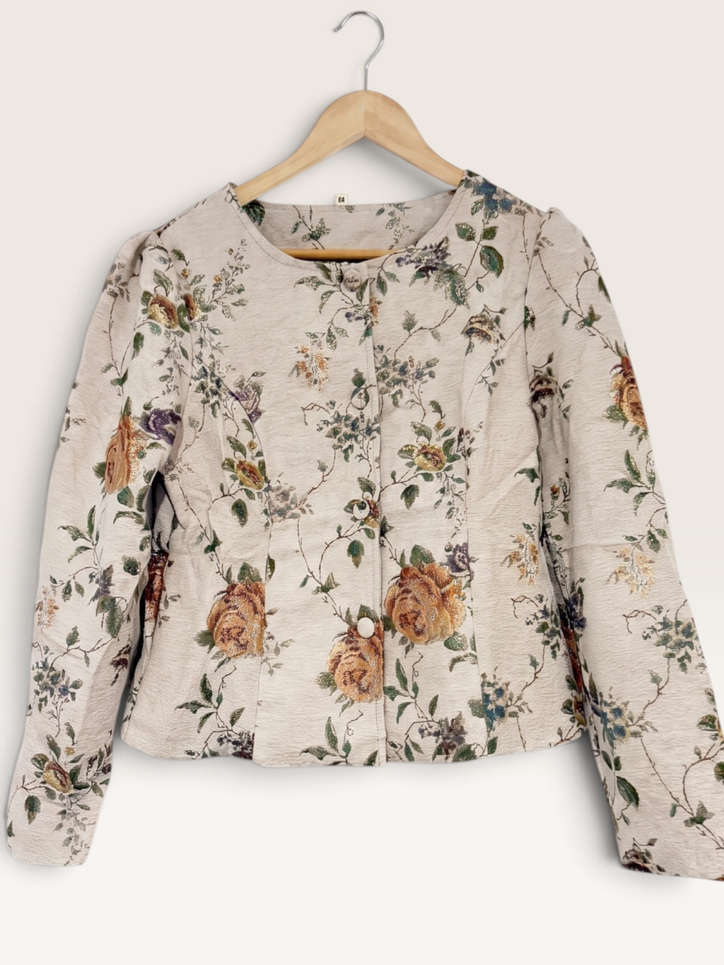 Chaqueta tapiz ajustada
