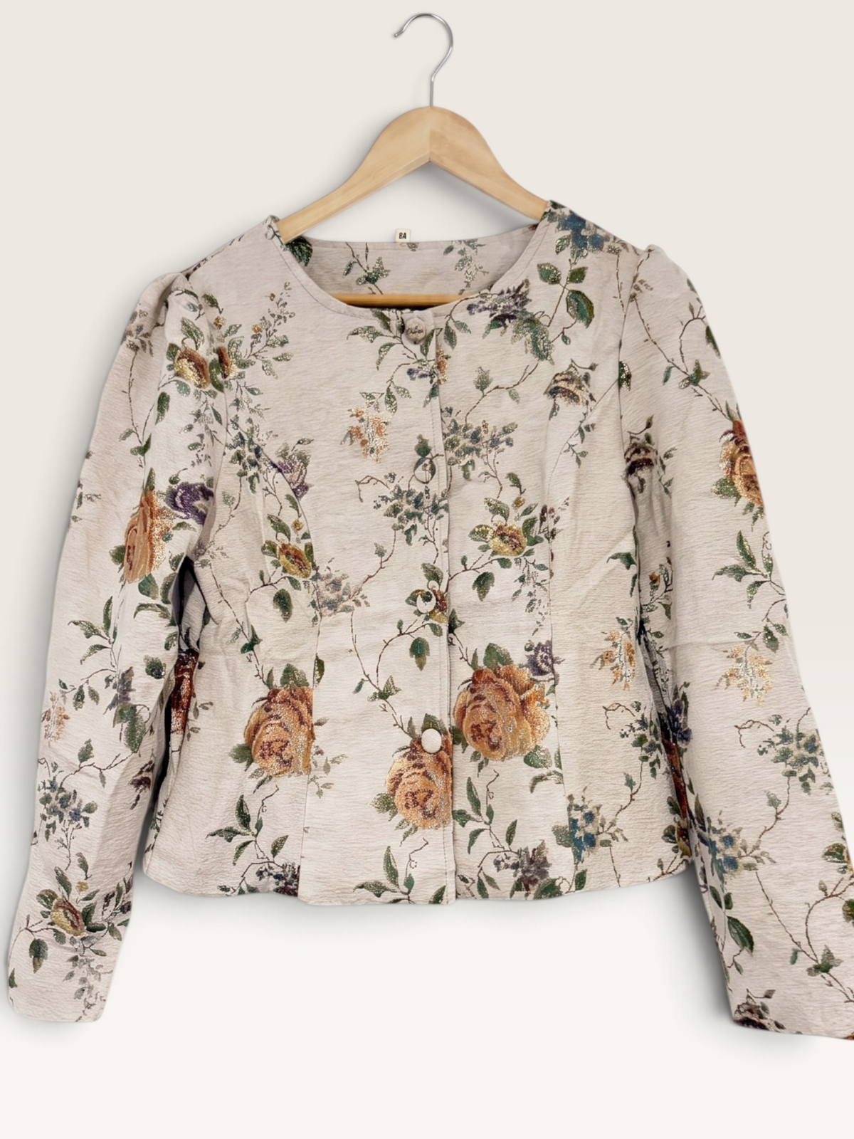 Chaqueta tapiz ajustada