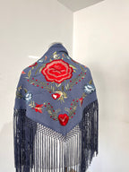 Mantoncillo Candela Azul Gisaceo