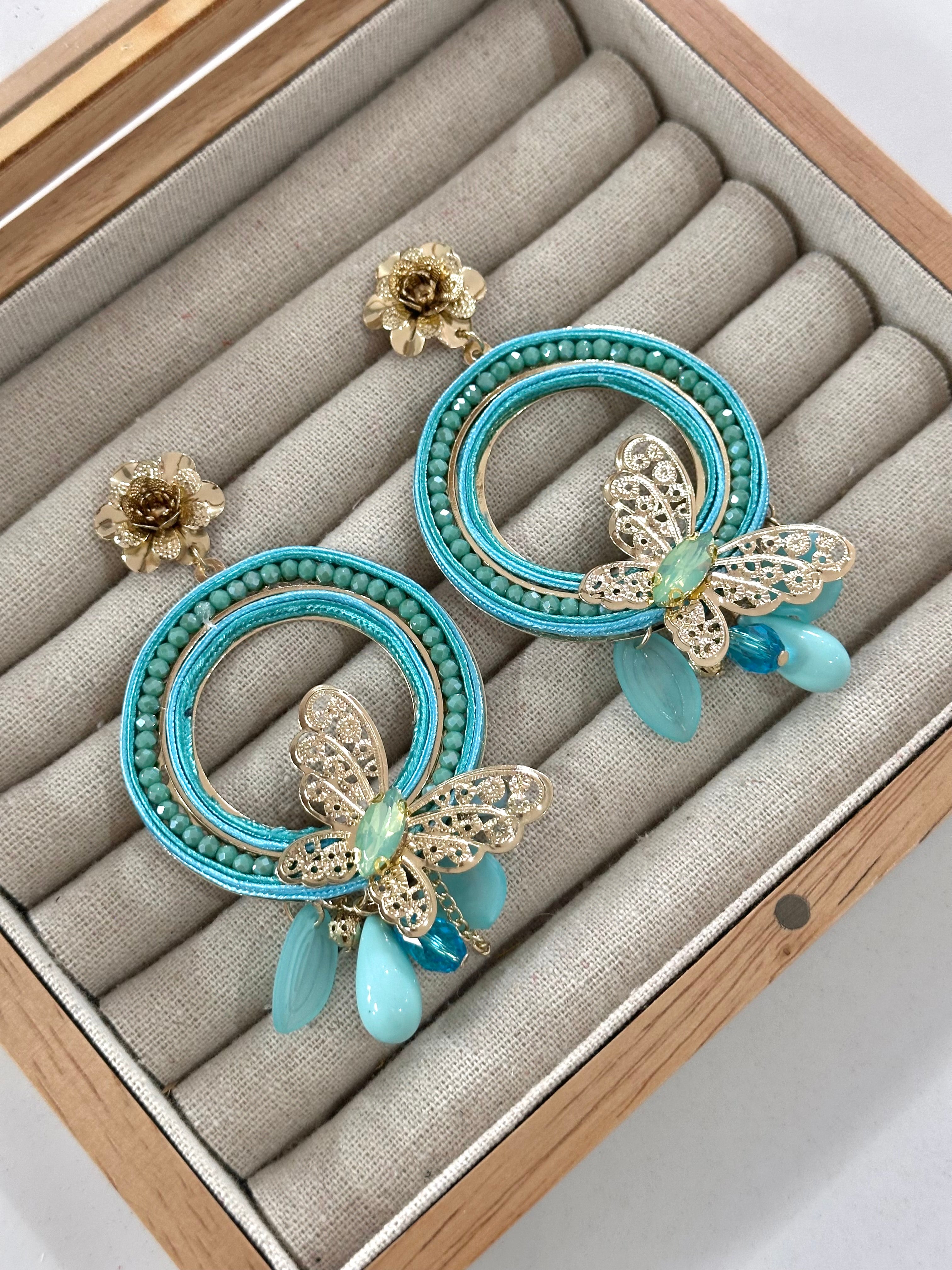 Pendientes Aurora Turquesa