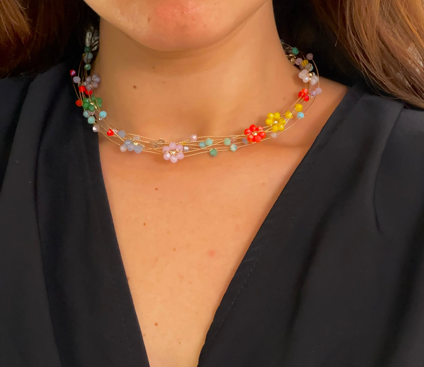 Collar Margaritas Multicolor