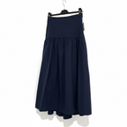 Falda Abullonada fajín  Azul Marino