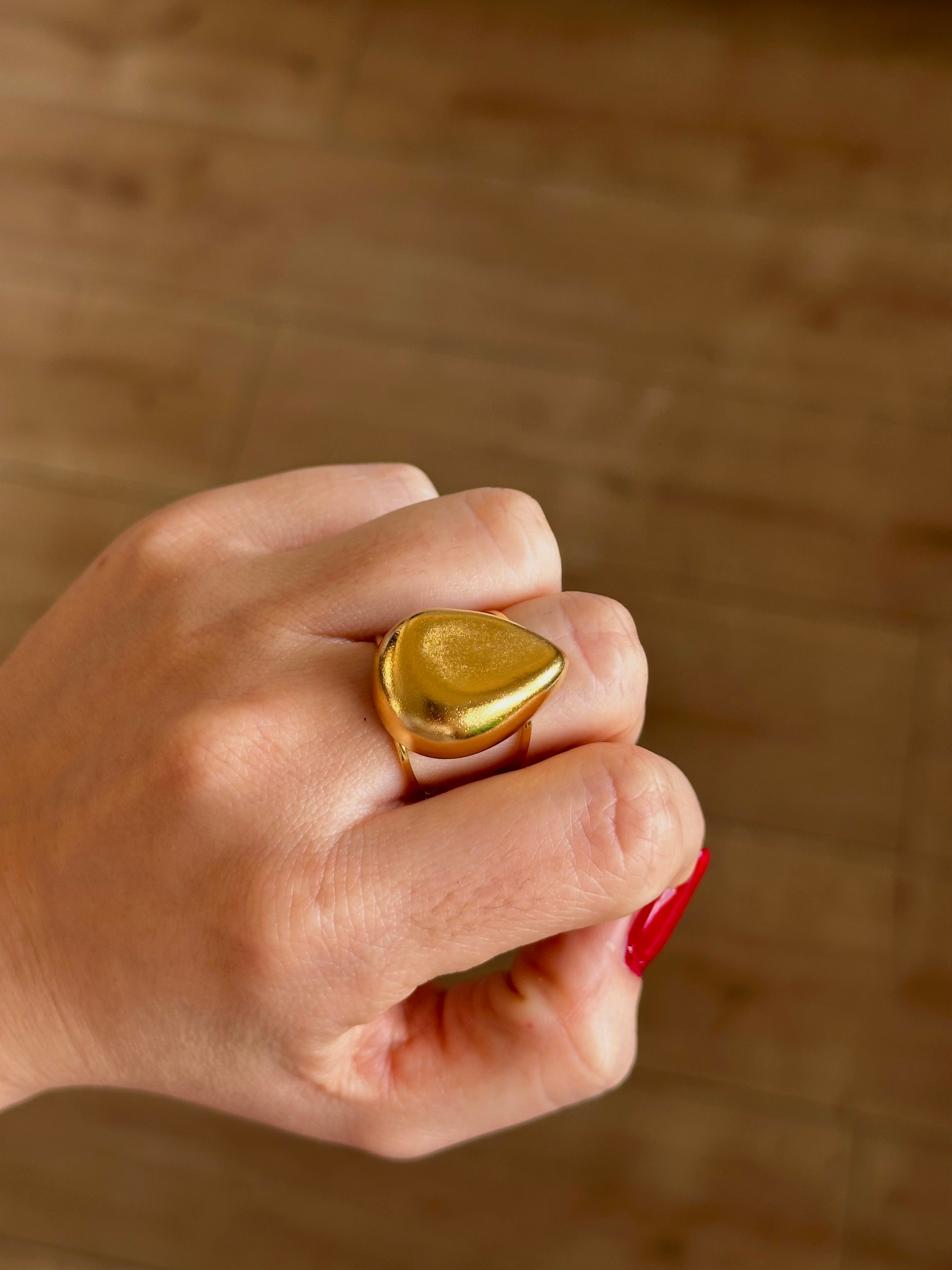 Anillo Lágrima Gold