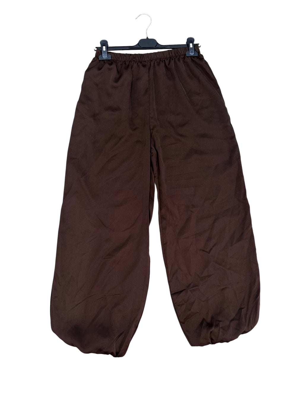 Pantalón Satinado bombacho Marrón