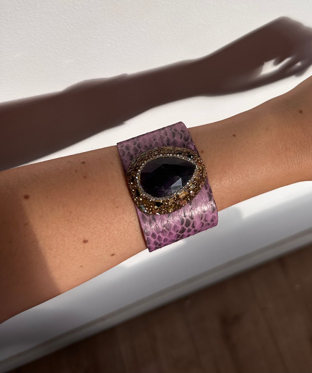 Brazalete Manhattan Amatista