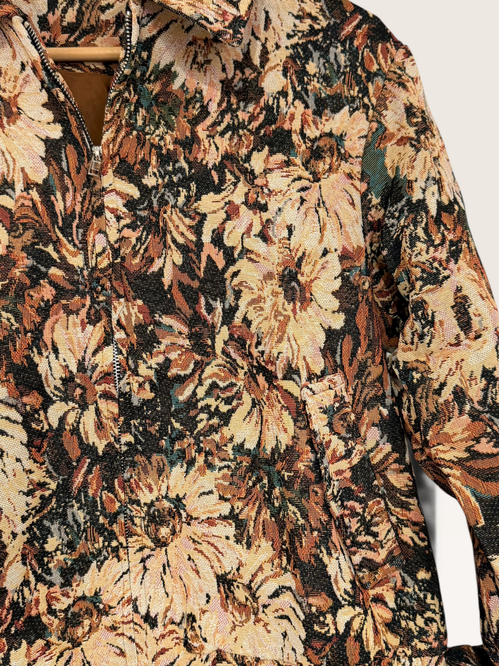 Chaqueta bomber floral