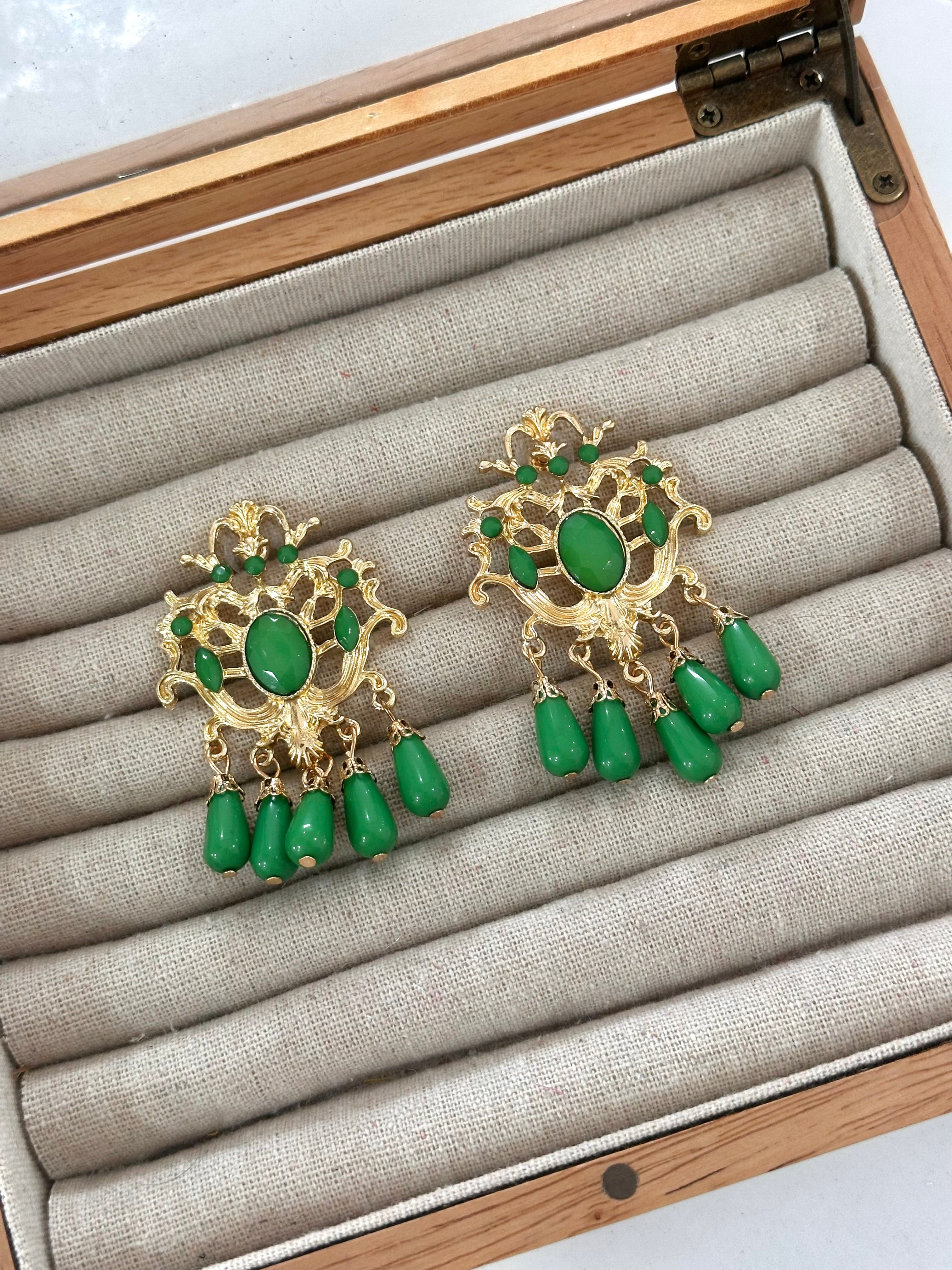 Pendientes Menina Verde