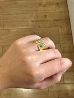 Anillo Martini Celeste