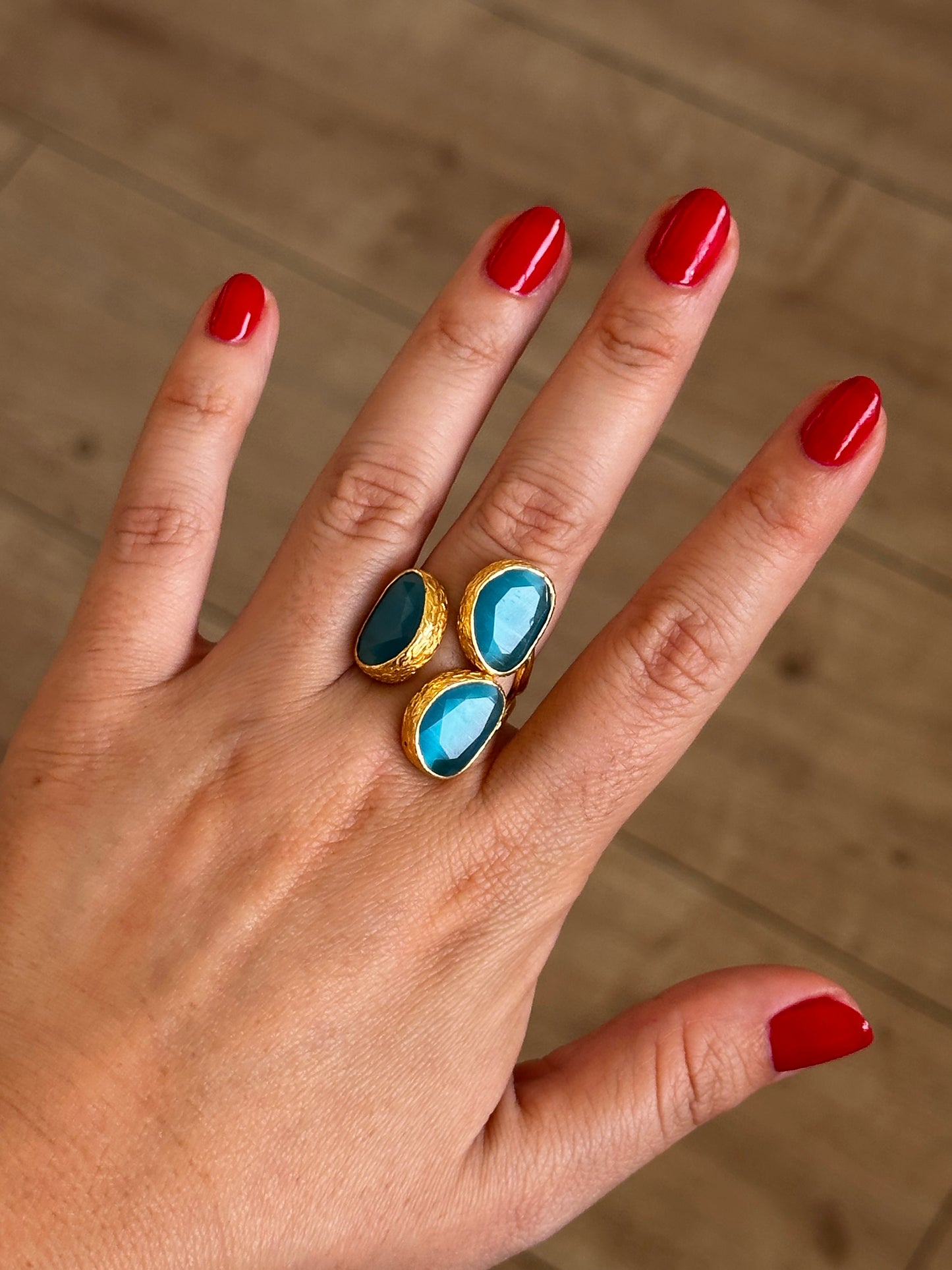 Anillo La Nuit Turquesa