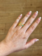 Anillo Martini Celeste