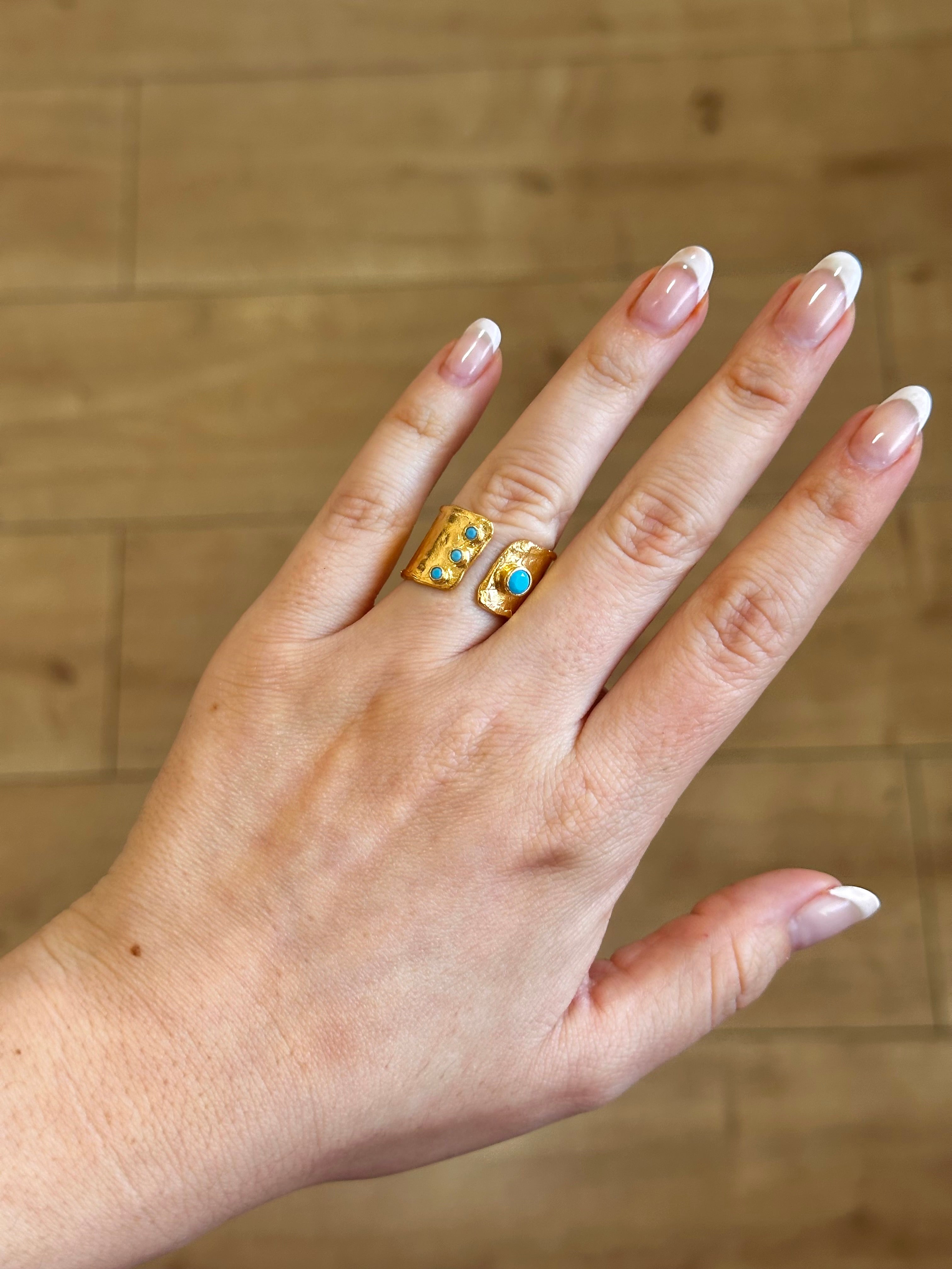 Anillo Martini Celeste