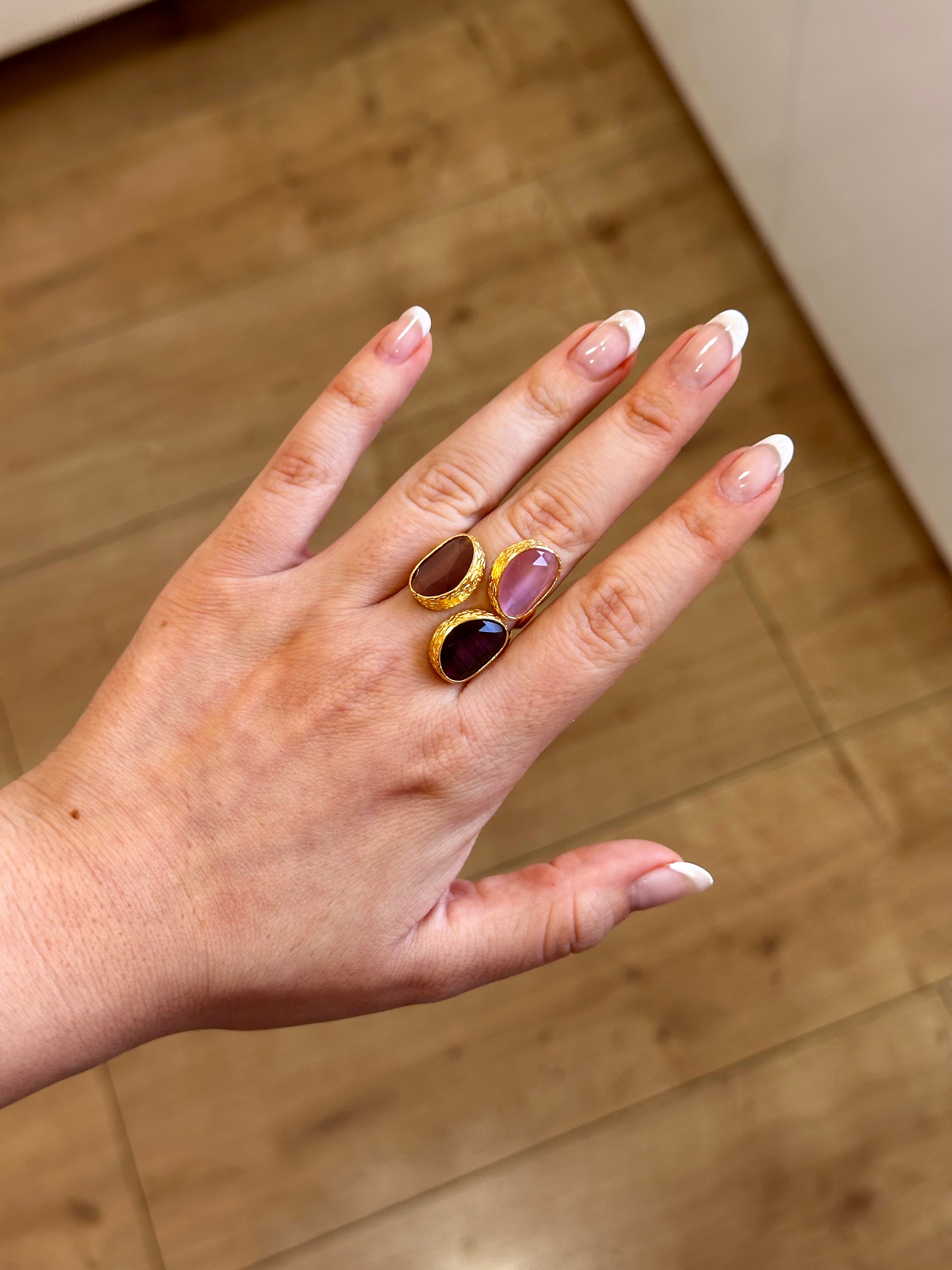 Anillo La Nuit Rosados