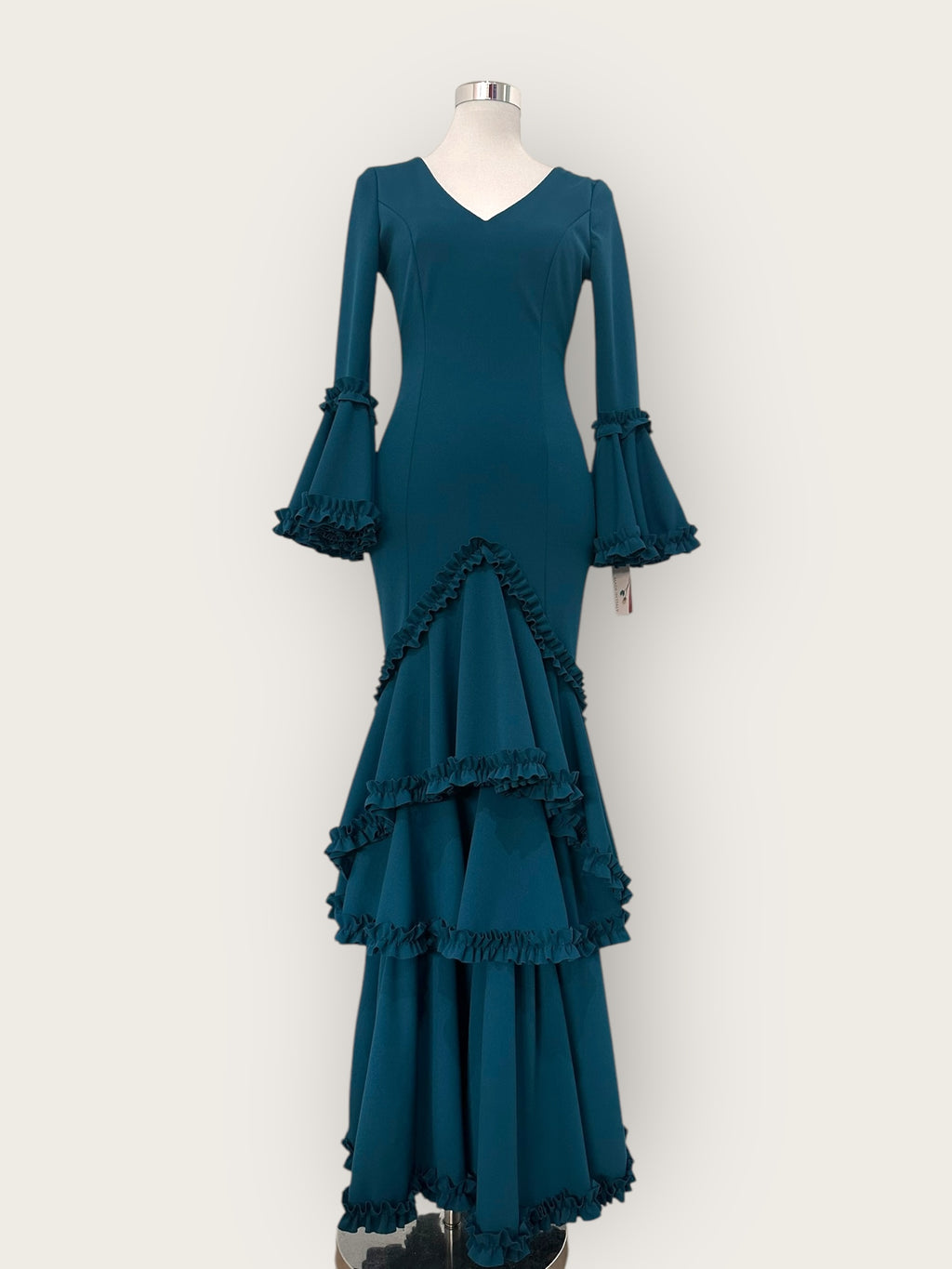 Vestido Soleá Azul Petróleo