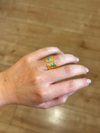 Anillo Martini Celeste