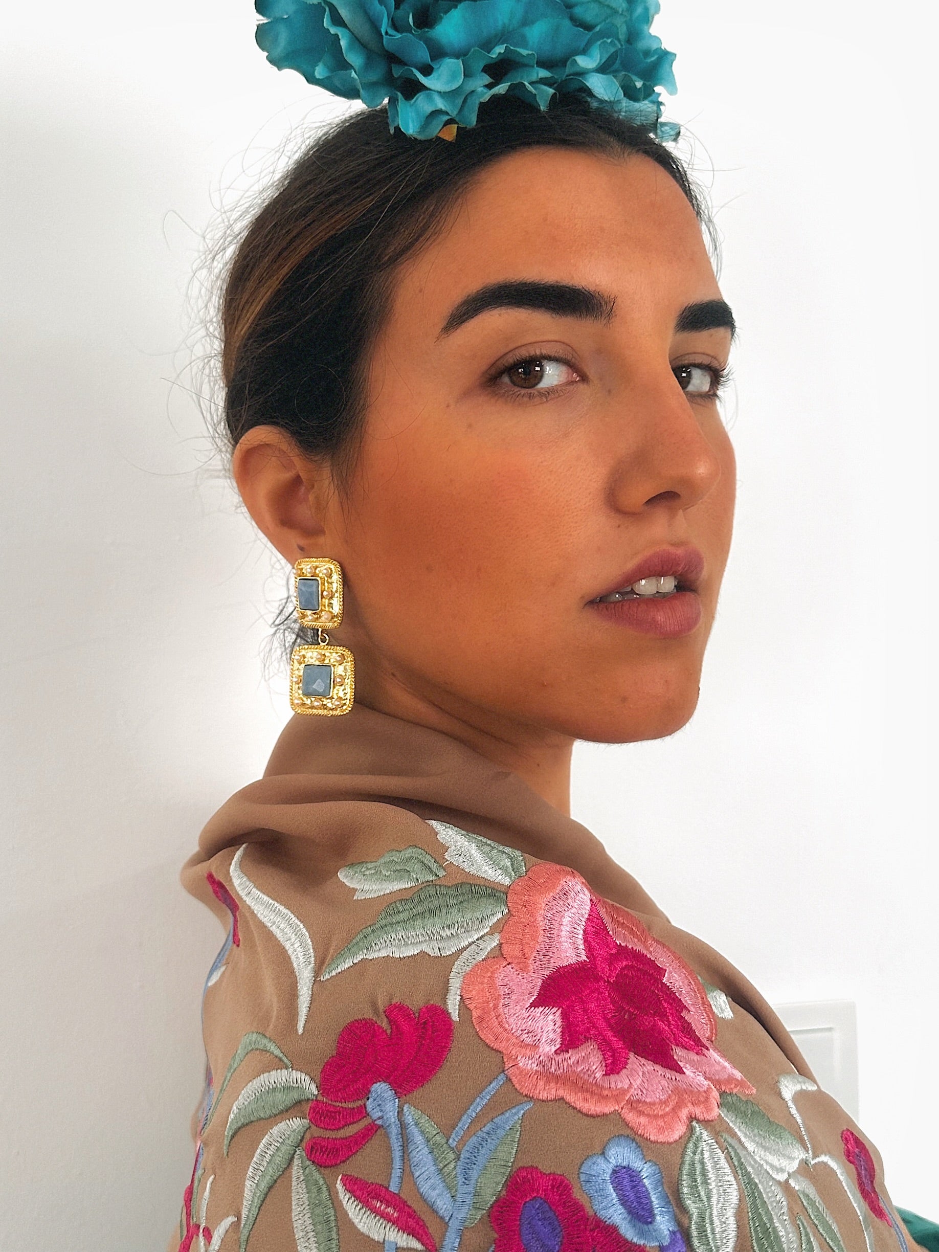 Pendientes Princesa Azul Ducado