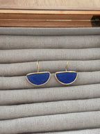 Pendientes Afrodita big azul