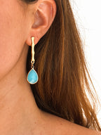 Pendientes Bali Celeste