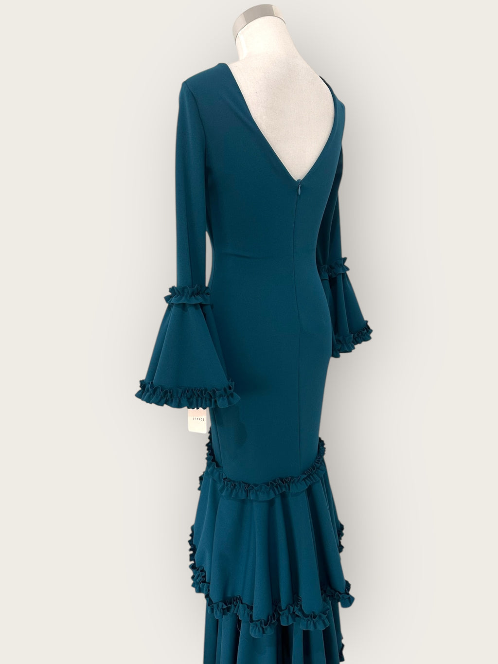 Vestido Soleá Azul Petróleo