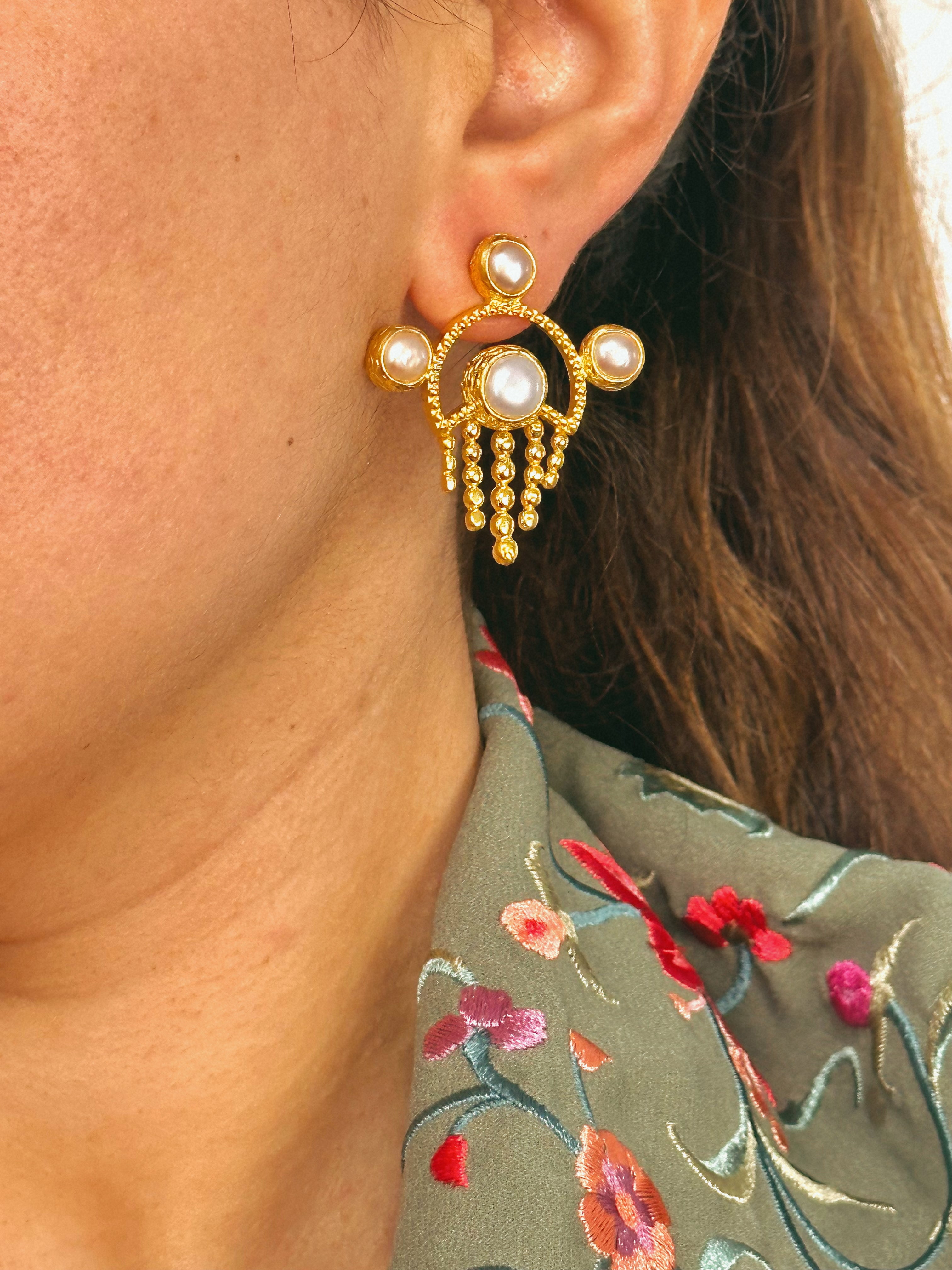 Pendientes Benalua Perla