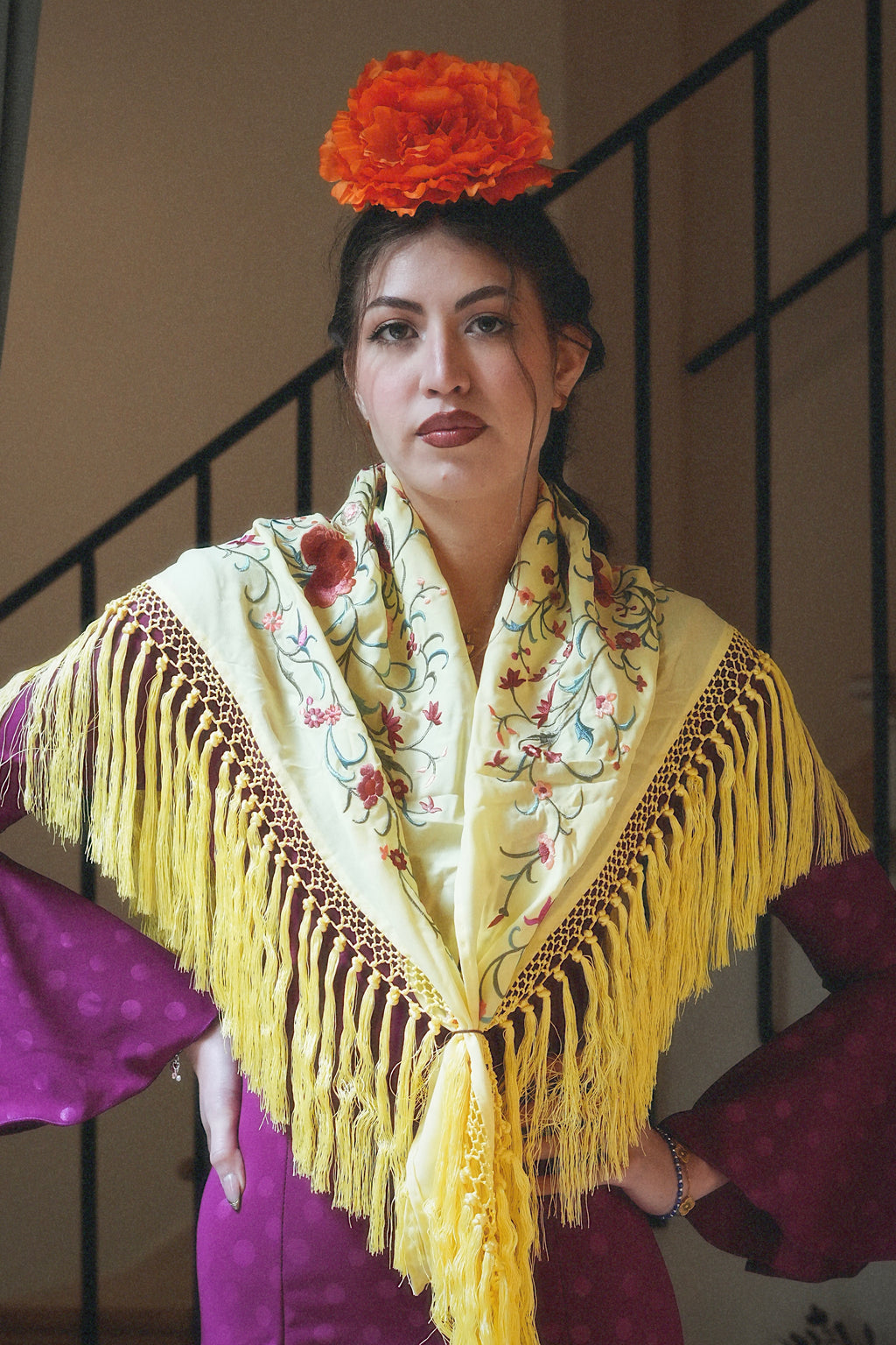 Mantoncillo Jaleo Amarillo con rosados