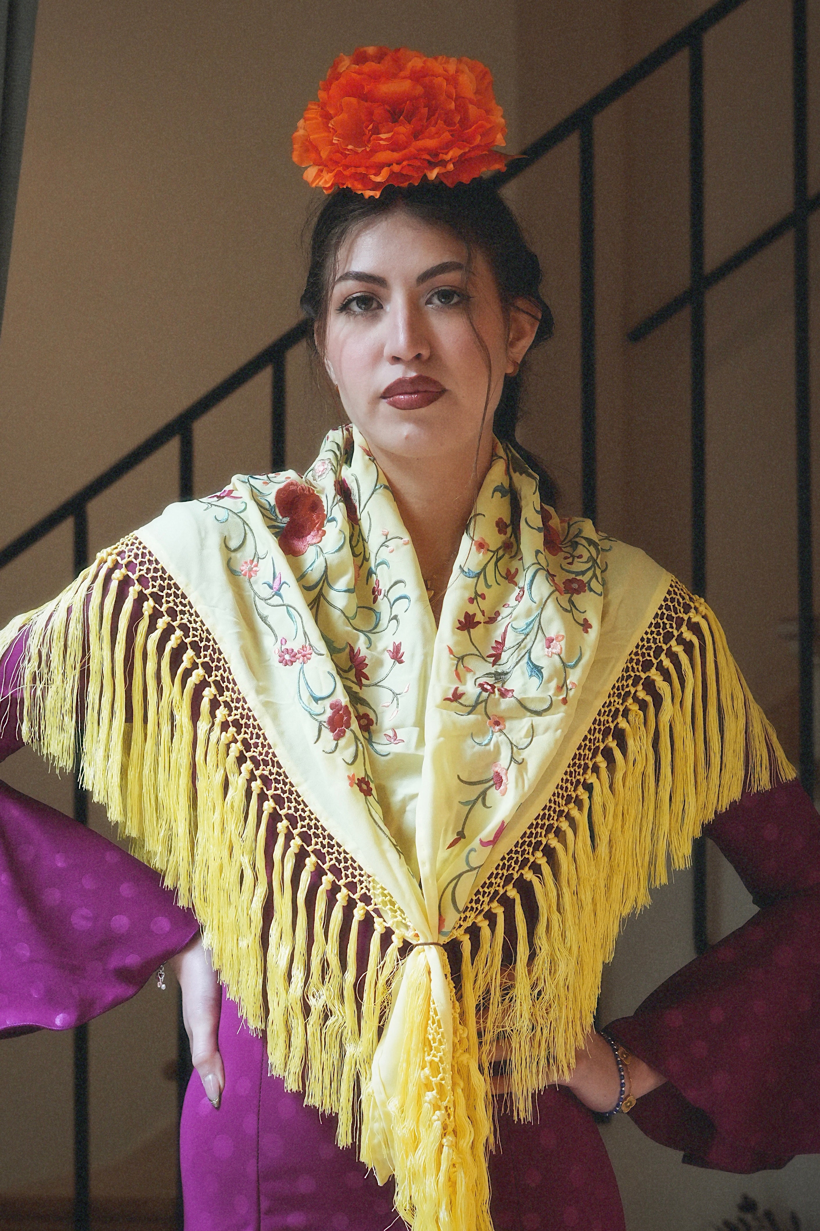 Mantoncillo Jaleo Amarillo con rosados