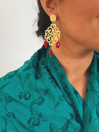 Pendientes Rocío Rojo