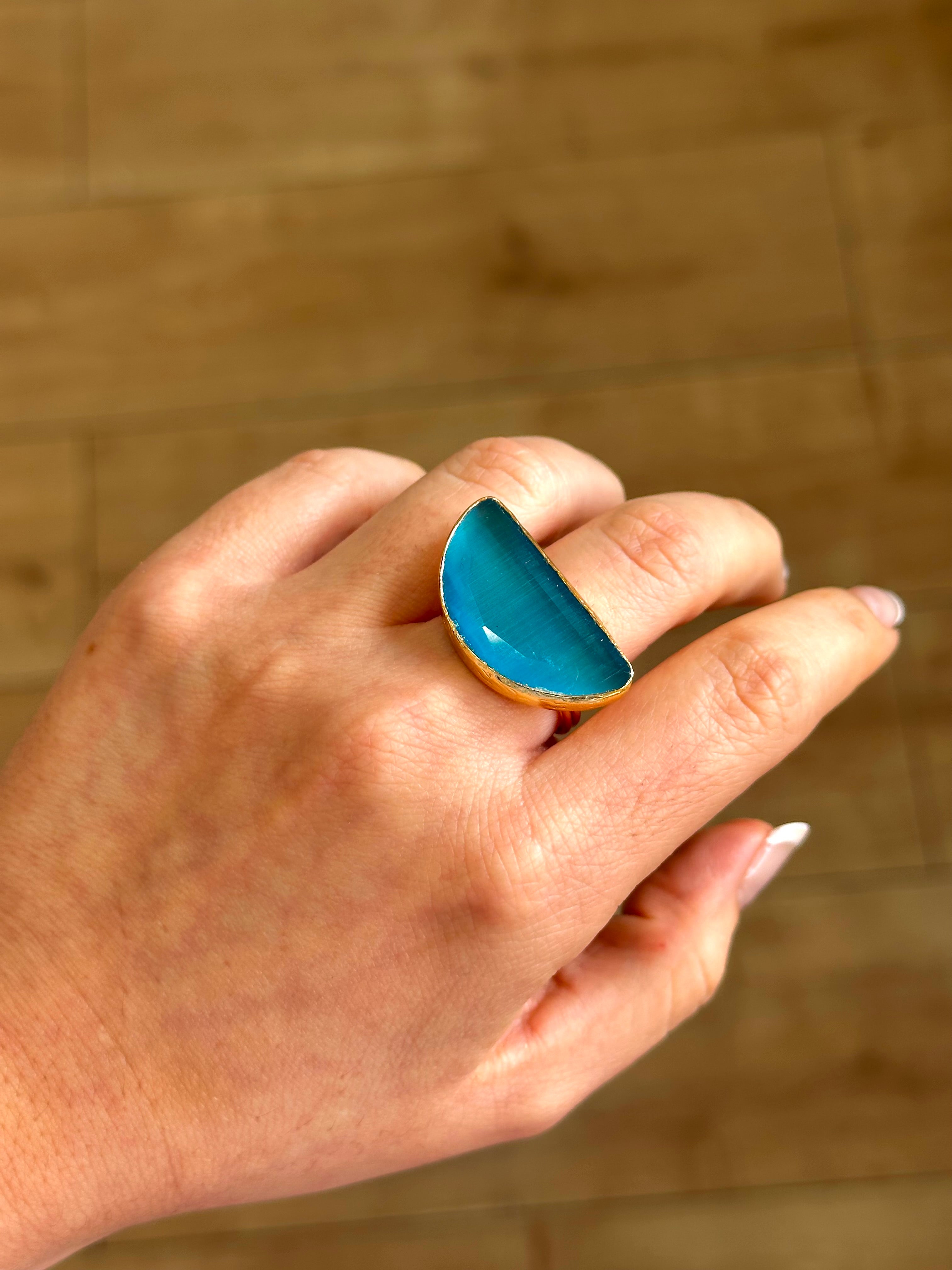 Anillo Afrodita Celeste