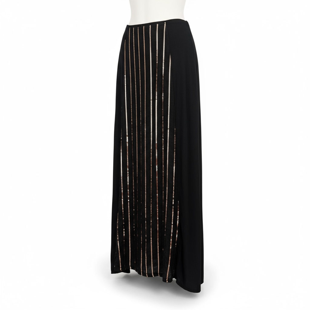 Falda Lentejuelas Negra