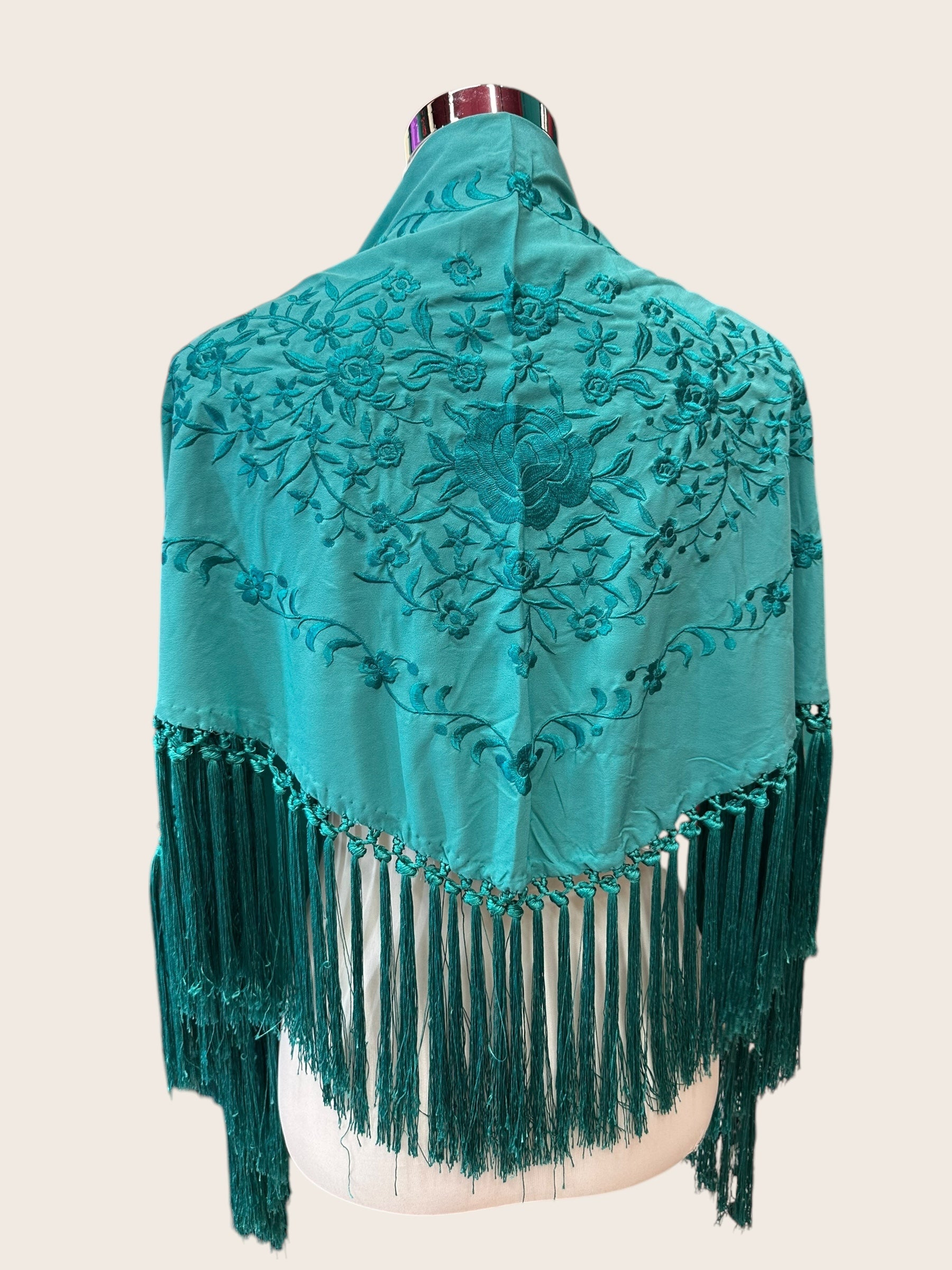 Mantoncillo Gitanilla turquesa