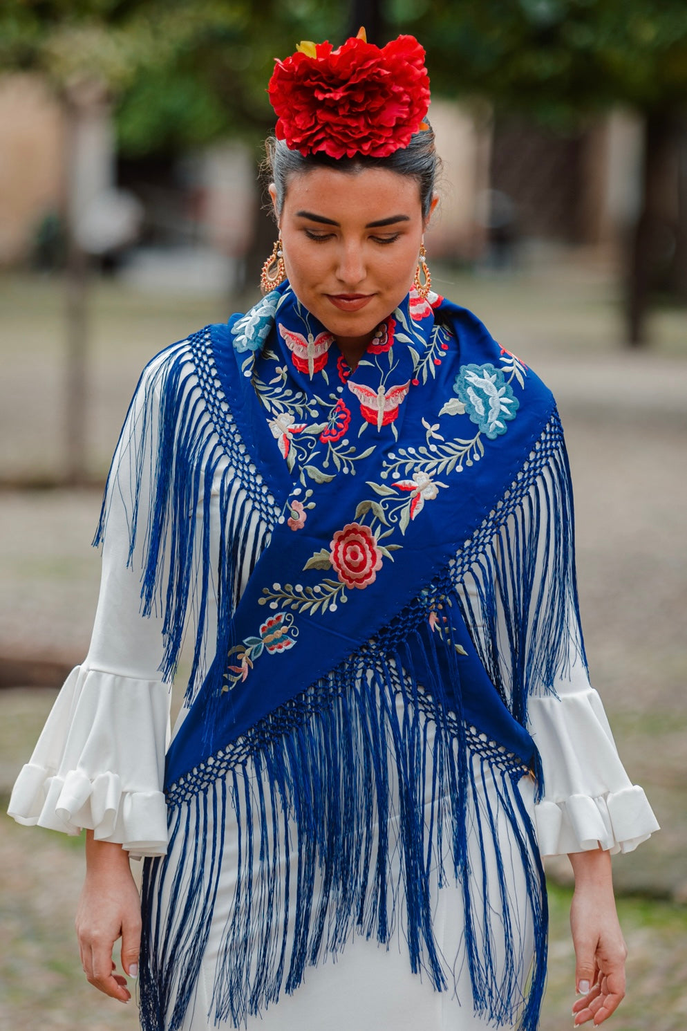 Mantoncillo Candela Azul Eléctrico