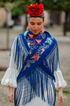 Mantoncillo Candela Azul Eléctrico