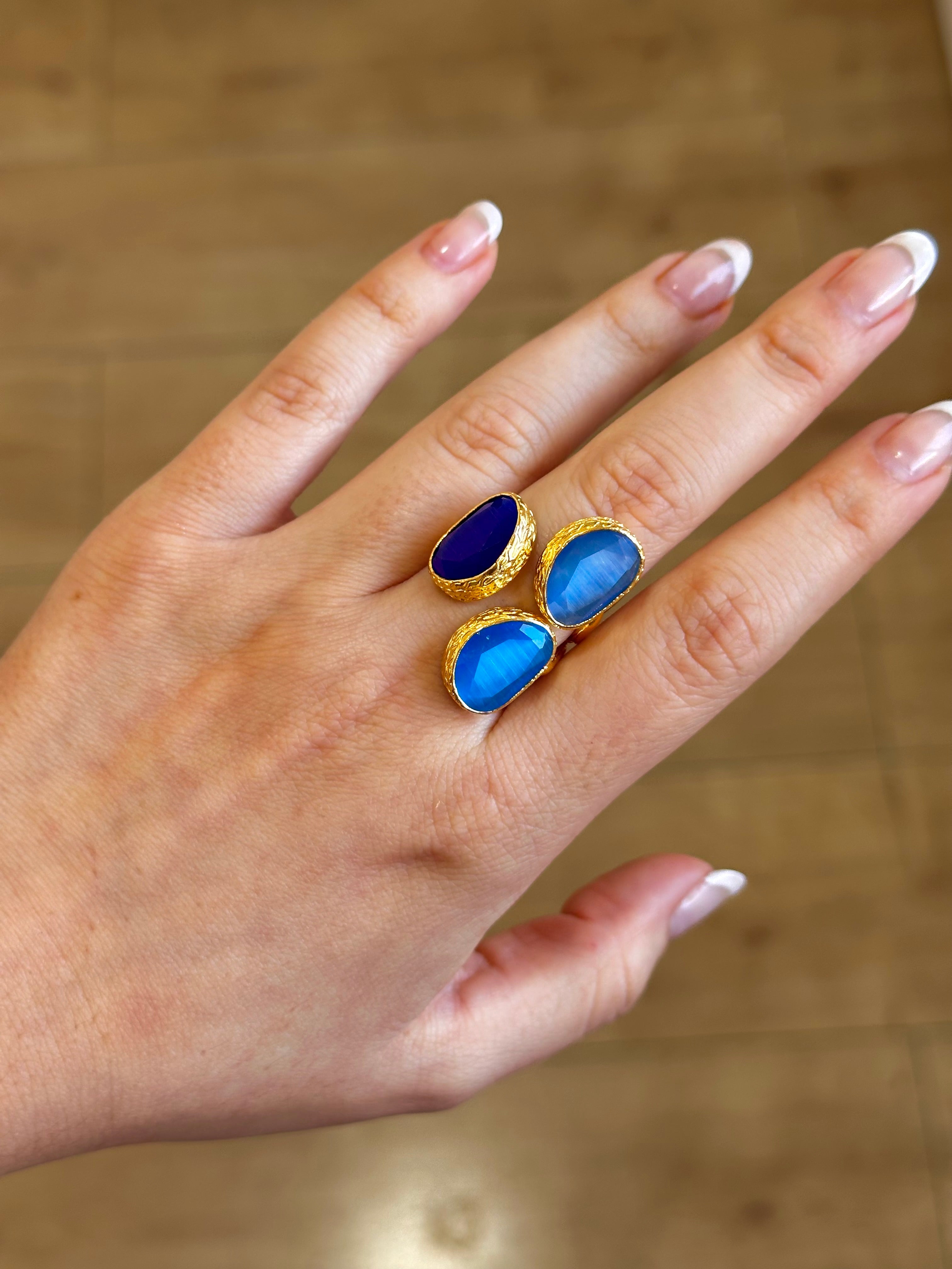 Anillo La Nuit Azules