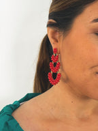 Pendientes Solera Rojo